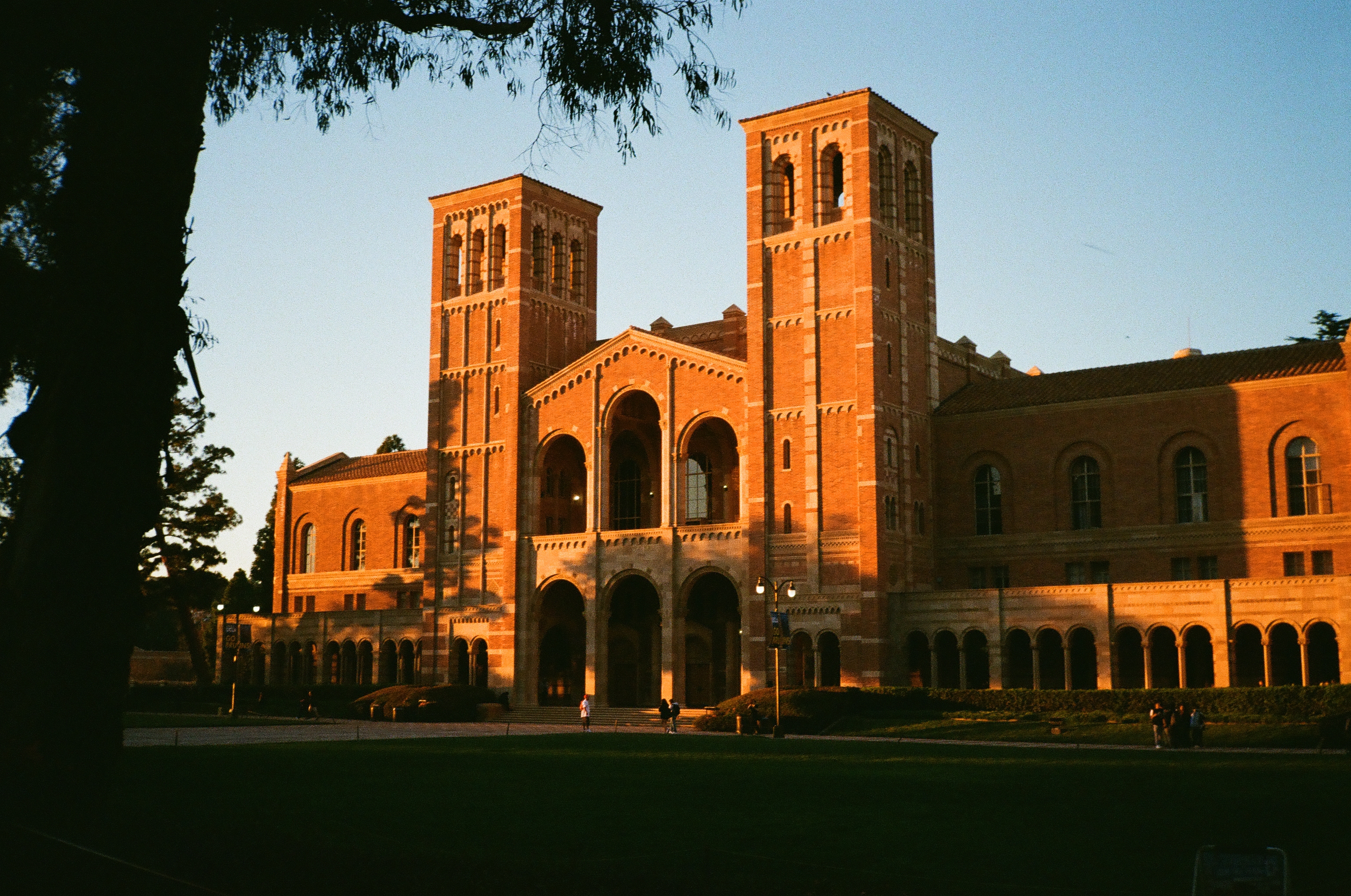 35mm film photo of UCLA's Royce Hall.